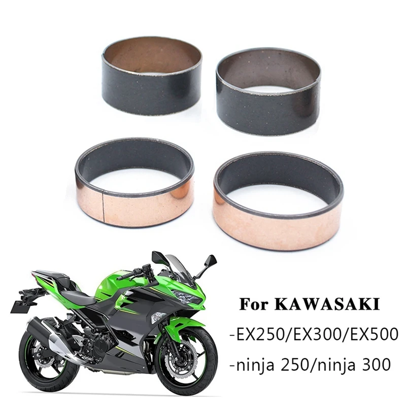 Motorcycle Shock Absorber Up And Down Sleeve Cpper Rings Replacement For Kawasaki EX250 EX300 EX500 Ninja 250 Ninja300