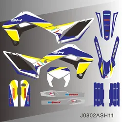 for Sherco SE SEF SER 125 250 300 450 2017 2018 2019 2020 2021 Full Graphics Decals Stickers Motorcycle Background Custom