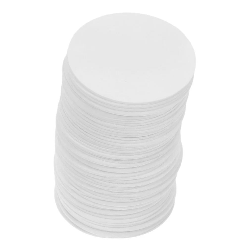 

100pcs Dehumidifying Sheets 3Cm White Felt Circles For Food Storage Biscuit Cans Chip Jars Snack Containers Plant Fiber Moisture