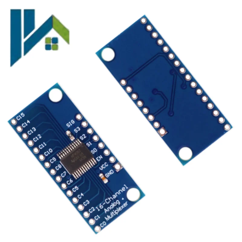 CD74HC4067 CMOS 2V-6V 16 Channel Way Analog Multiplexer / Digital ADC Module For Arduino 74HC4067 Microcontroller Board