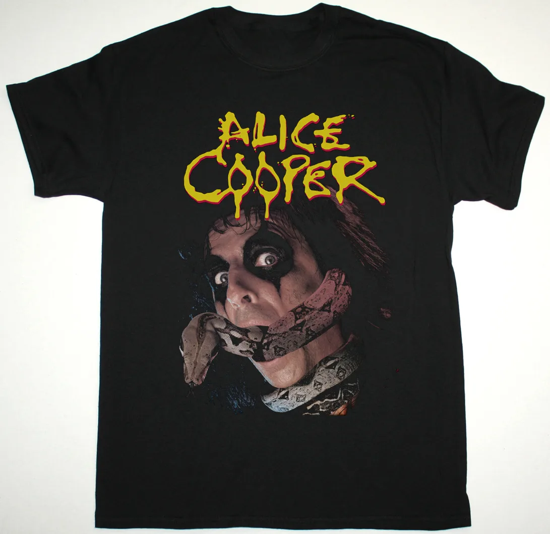 

ALICE COOPER CONSTRICTOR T-Shirt Cotton Black Unisex S to 234XL Gift Fans TN276