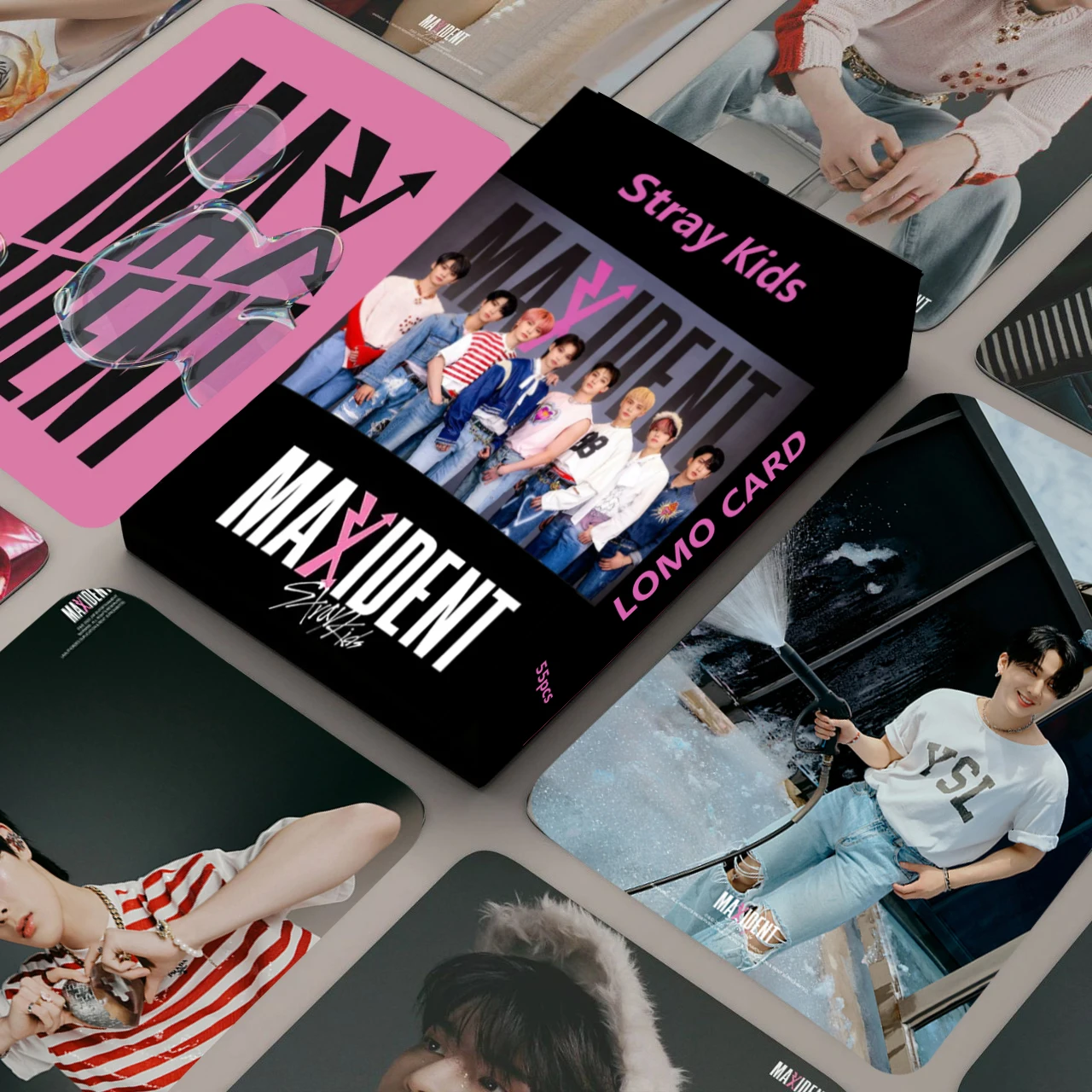 

55pcs Kpop Photocard MAGIC SCHOOL Album Hyunjin Felix Bangchan Lomo Cards Photo Print Cards Set Fans Collection