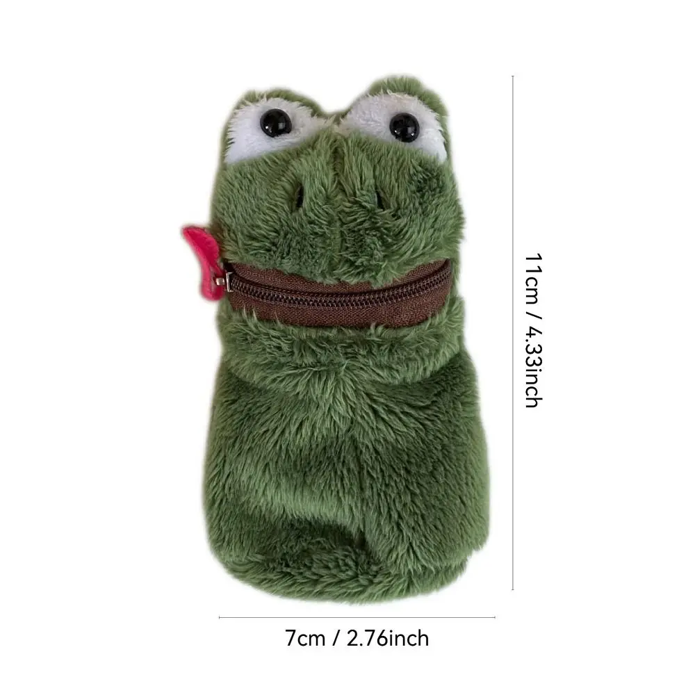 الإبداعية الضفدع عملة المحفظة البسيطة أفخم سماعة حقيبة سعة كبيرة الكرتون حقيبة التخزين