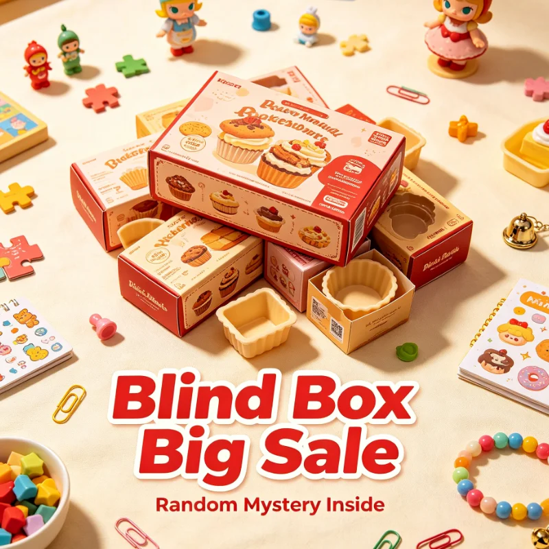 Assorted Baking Mold Blind Box, Random Mini Bakeware & Party Decor Surprise Random Shipment