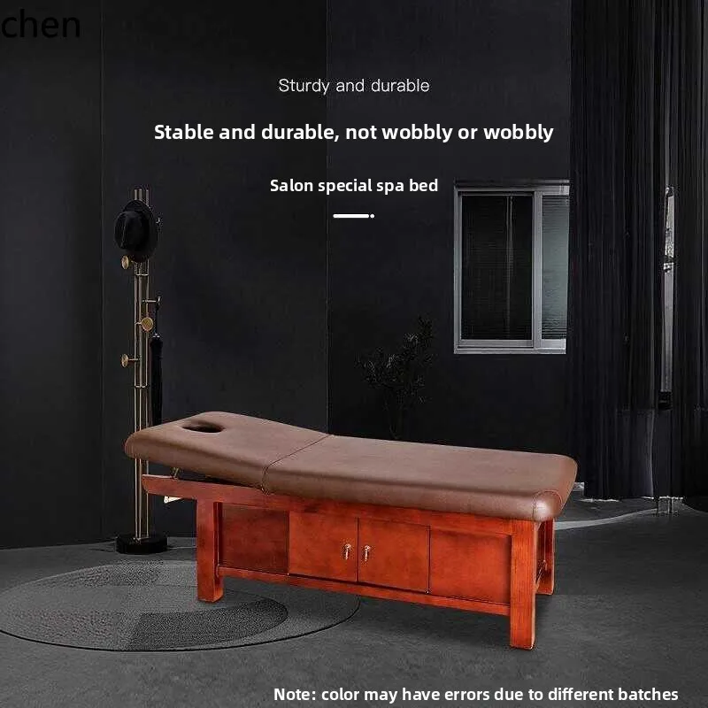 CZ  Solid Wood Massage Bed for Acupressure, SPA Therapy Bed, Beauty Salon Special Use, Home Ear Cleaning