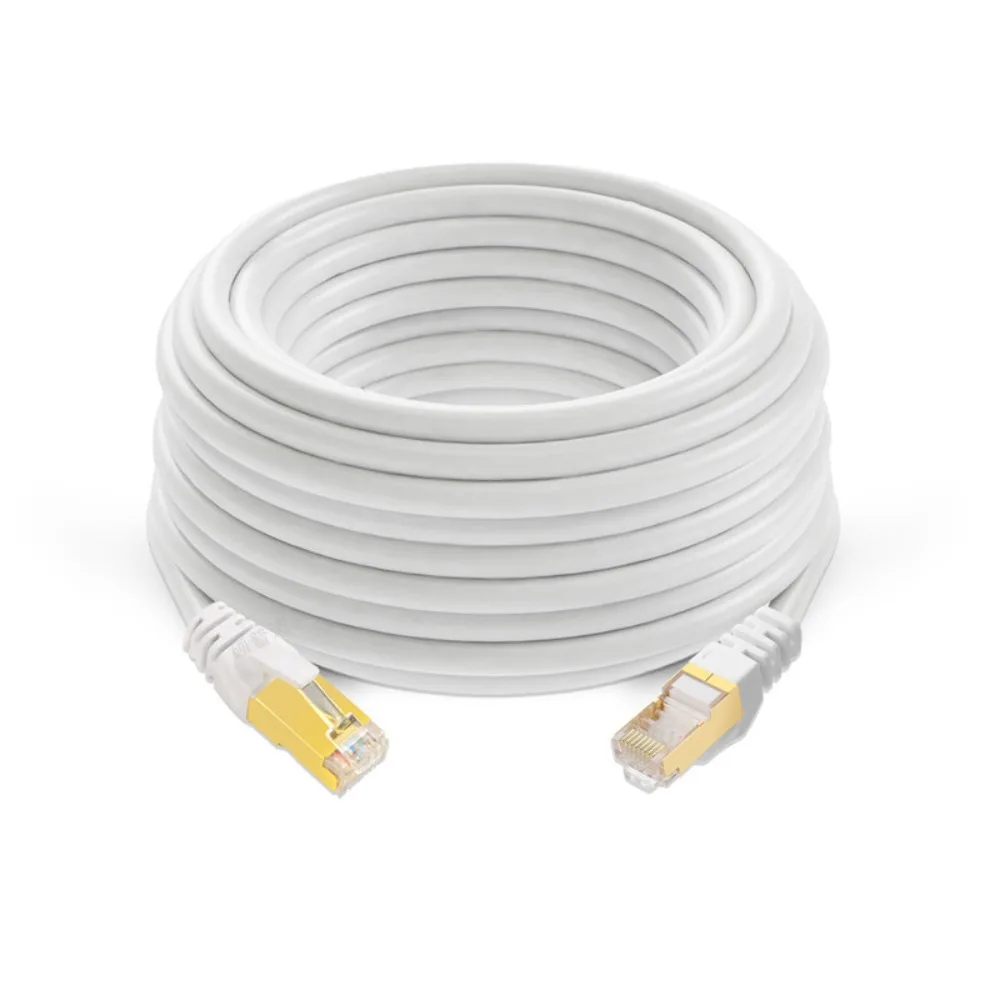 5/10/15M Cat6A Ethernet Cable 1 GBps Transmission RJ-45 Interface Cat.6A SFTP Patch Cable Stable Transmission 250MHz Bandwidth