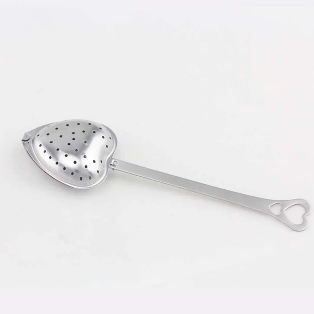 

10 Pcs Straws Tea Infuser Strainer Infusion Set Teapot Tool Heart Shaped Filter