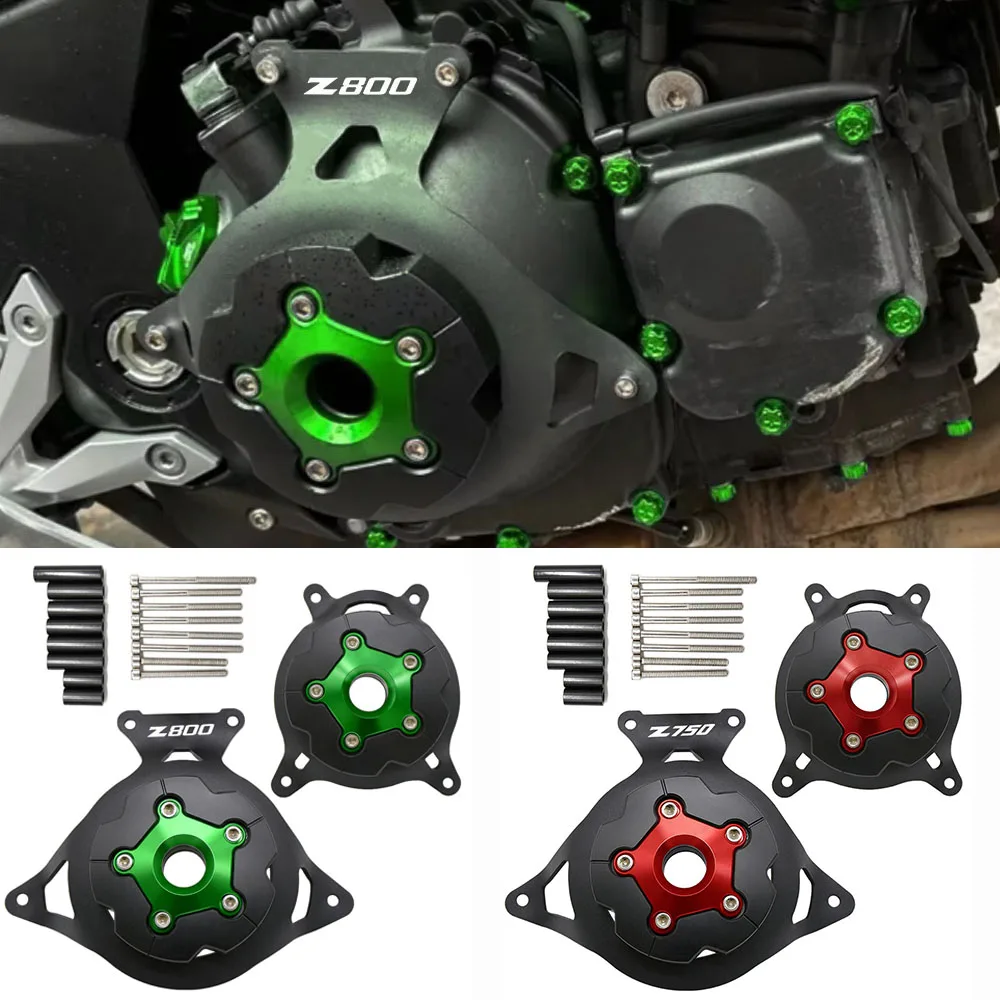 Motorcycle aluminum alloy Stator Engine Covers For Kawasaki Z800 Z 800 Z800 Z750 Z 750 2008 2009 2010 2011 2012 2013 2014-2016