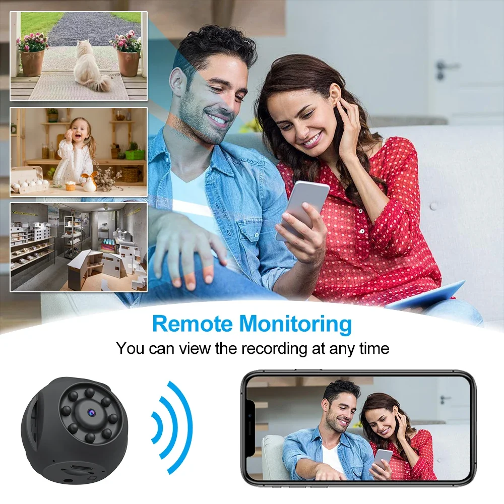 Миниатюрная Wi-Fi камера WK10, HD микро-диктофон, камера с инфракрасным ночным видением, запись, DV видеокамера 1080P IPC