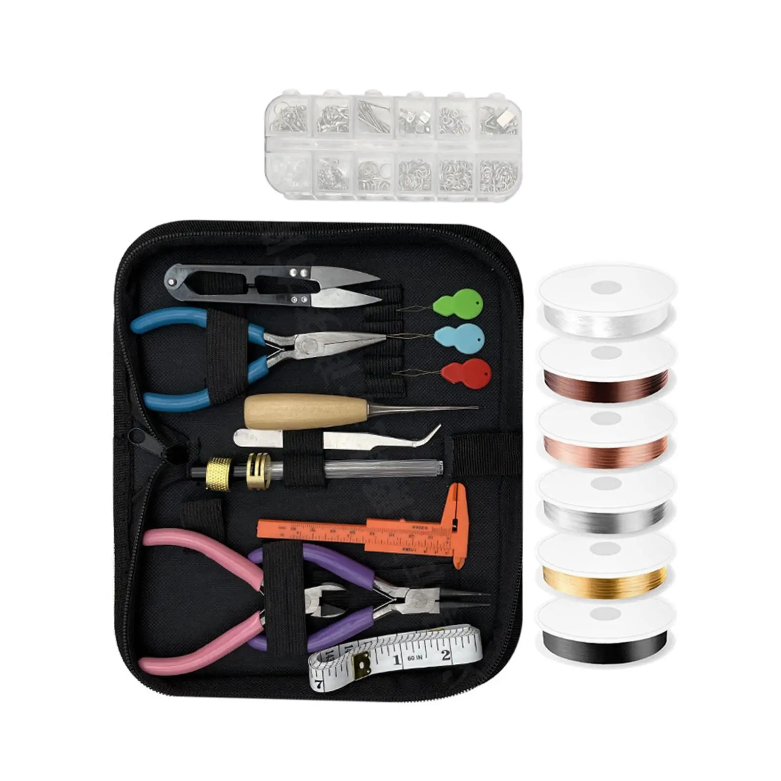 

Wire Wrapping for Jewelry Making with Tool Wires Jewelry Findings Jewelry Wires and Jewelry Findings Jewelry Making Supplies Kit