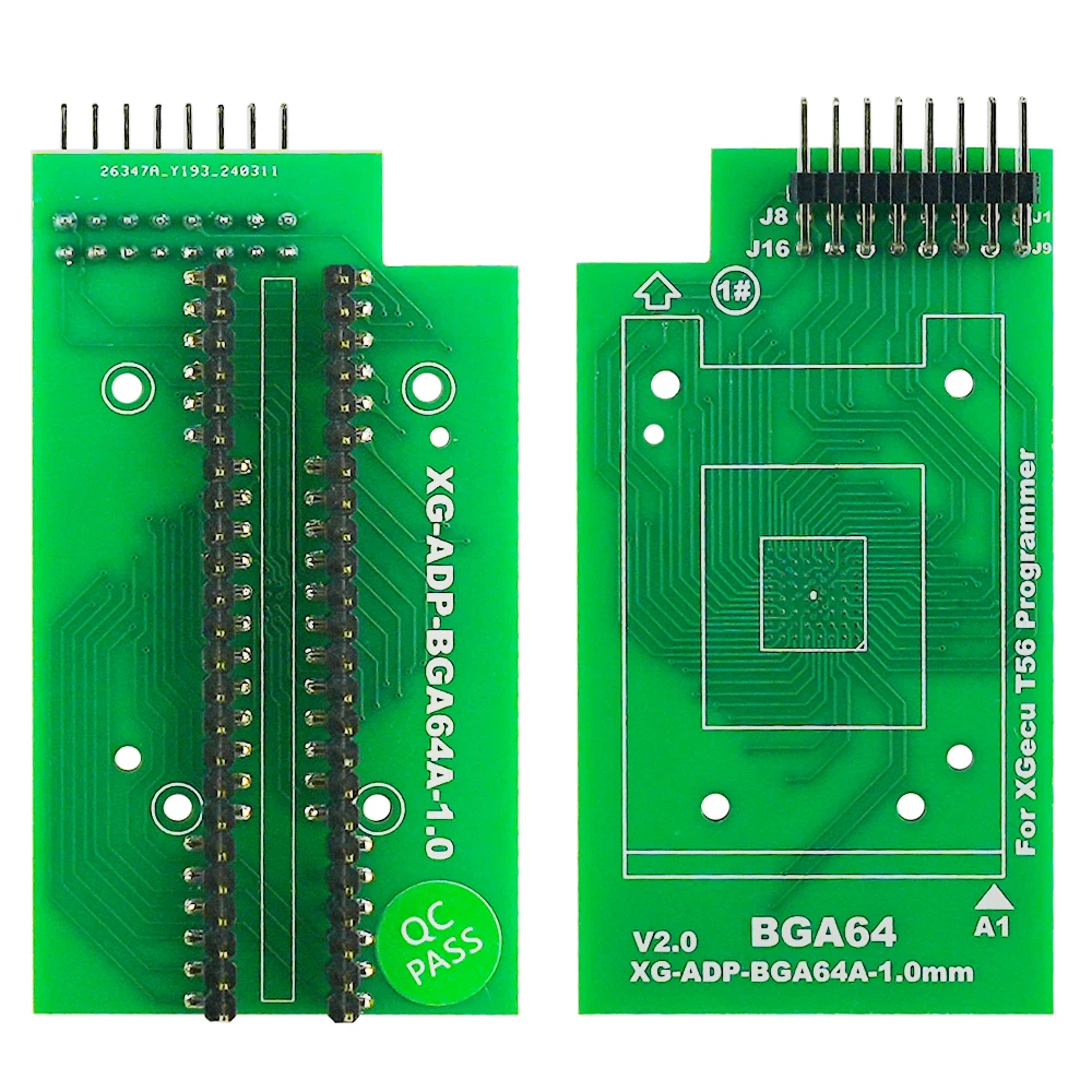 100% Original V2.0 BGA64 2 in 1 adapter kit only for XGecu T56 programmer with test Probe Holder, XG-ADP-BGA64A XG-ADP-BGA64P2