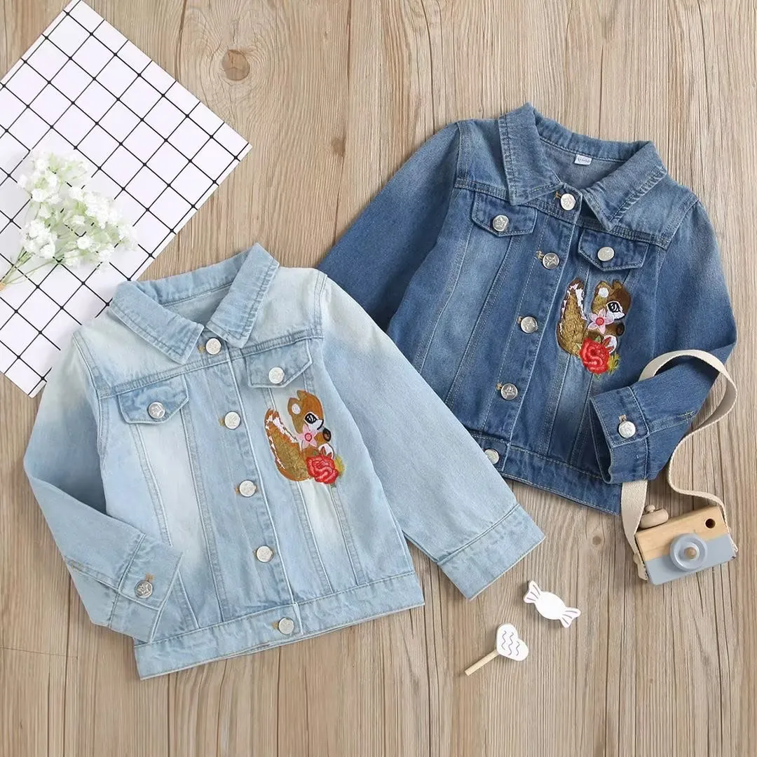 

Джинсовые куртки для девочек от 0 до 5 лет