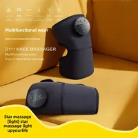 Customized Intelligent Temperature Control Electric Knee Massager Heated Vibration Knee Pads for Home Use