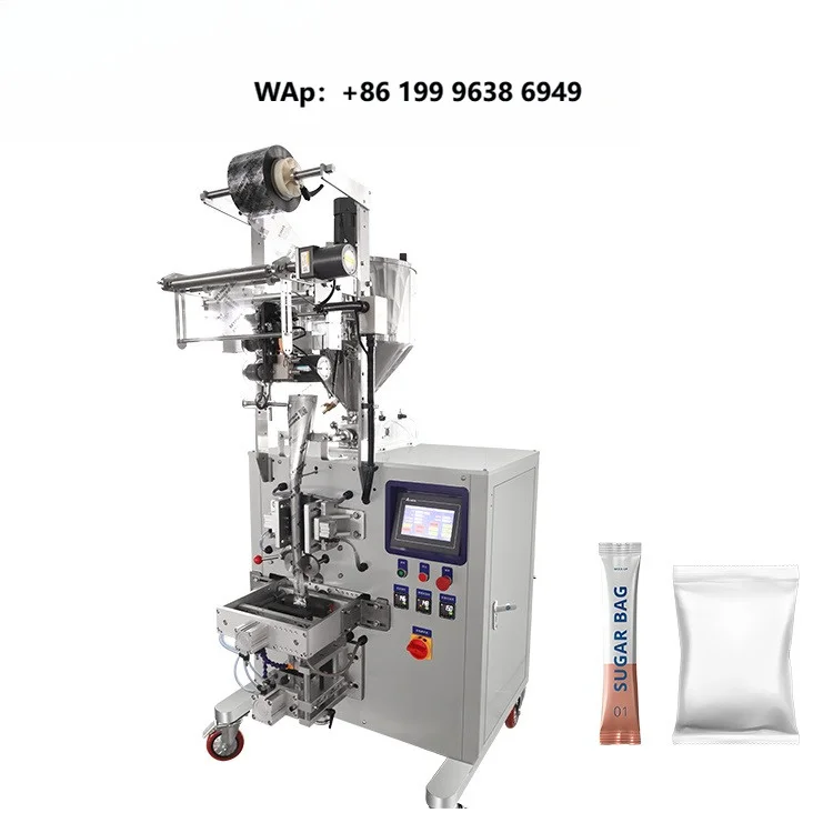 High Speed Electric Automatic PLC Controlled High-Accuracy Vacuum Vertical Salt Bag Sachet Pouch Filling Packing Machine