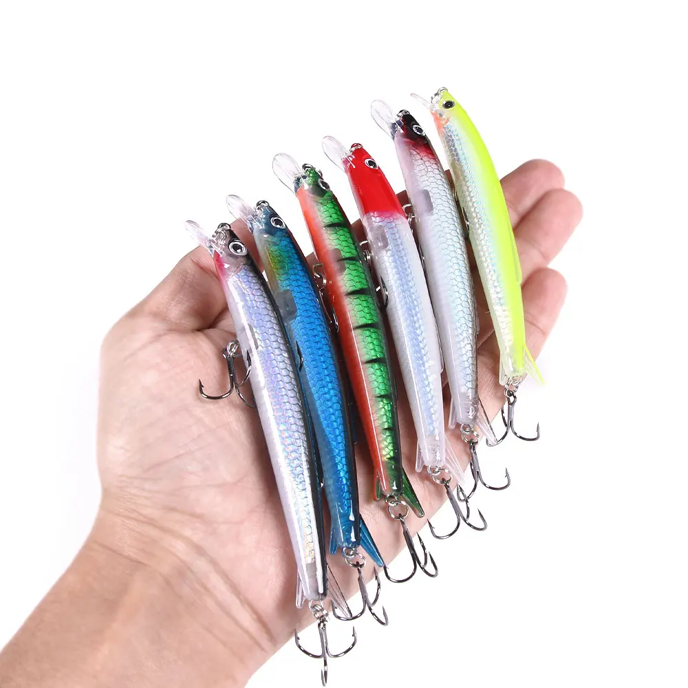1pc 12cm 10.5g minnow fundição longa isca de pesca isca dura crankbaits isca artificial pesca mar wobbler iscas de natação para baixo