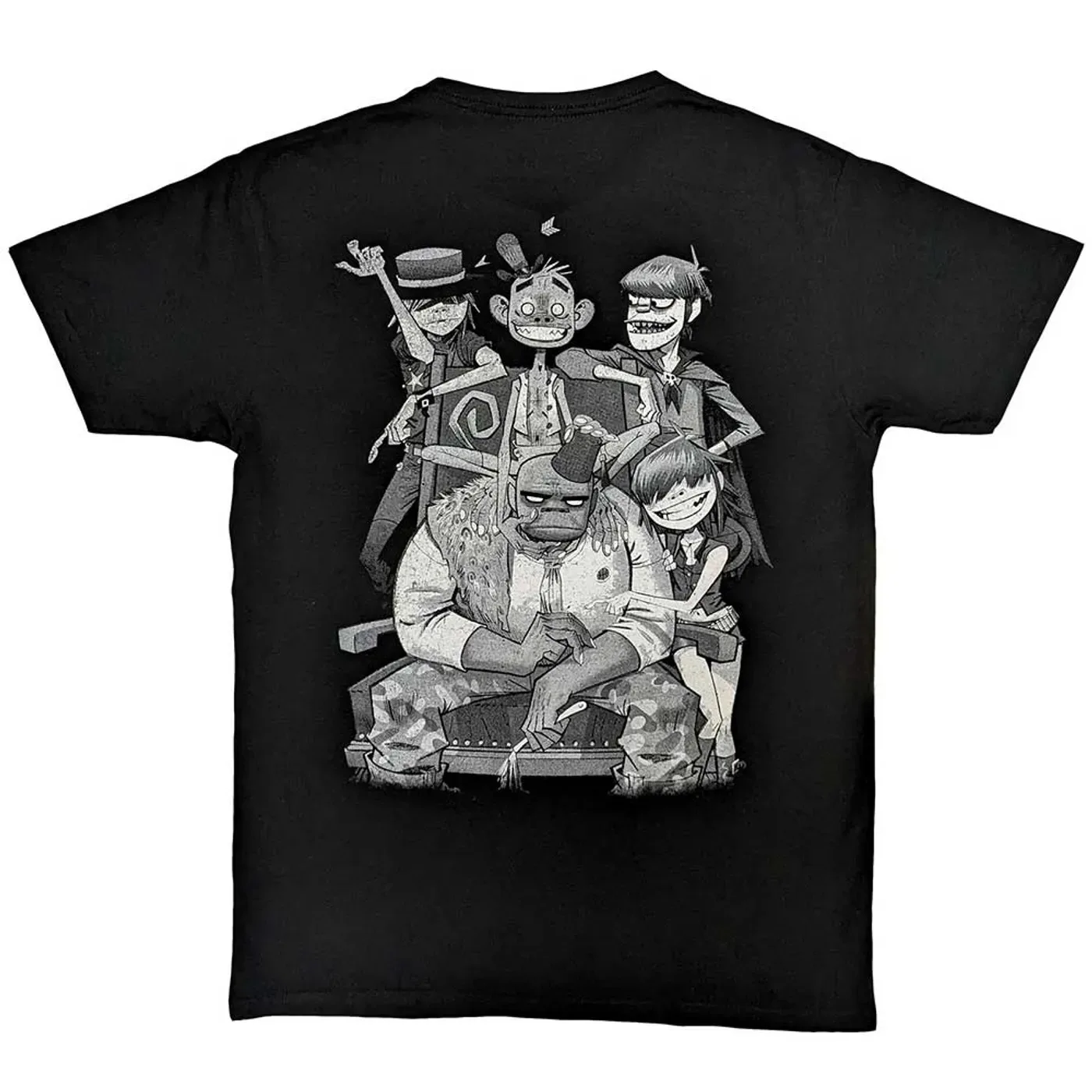 Gorillaz Plastic Beach T-Shirt Men’s Streetwear Oversized Cotton Soft High Quality Casual Loose Short Sleeve Female Male Clothes