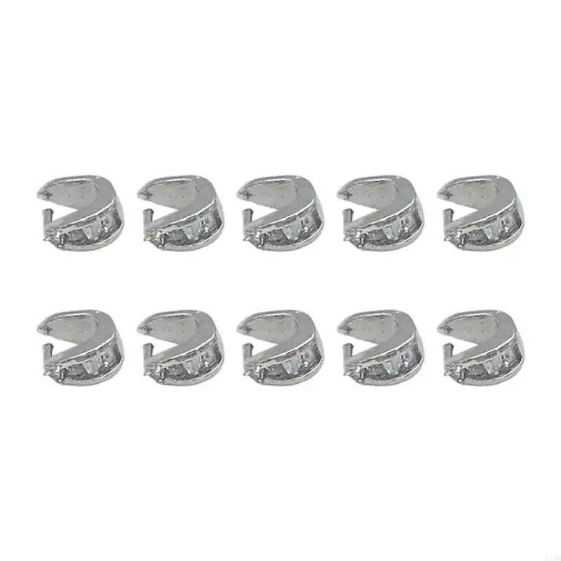 Jewelry Making Connector Pack, 10 Decorative Clasp Pieces with Inlay