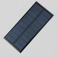 Customized 1.5W 5V Small Size Polycrystalline Solar Panels 300mA Solar Cell Module for 3.7V Battery Charging 150*69*3MM 5PCS