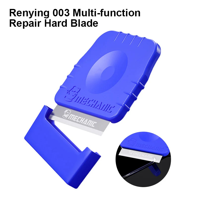 MECHANIC Renying 003 3PCS Razor-Sharp Hard Blade for Mobile Phone Repair Curved Screen Opening Prying Tool Glue Removal Knife