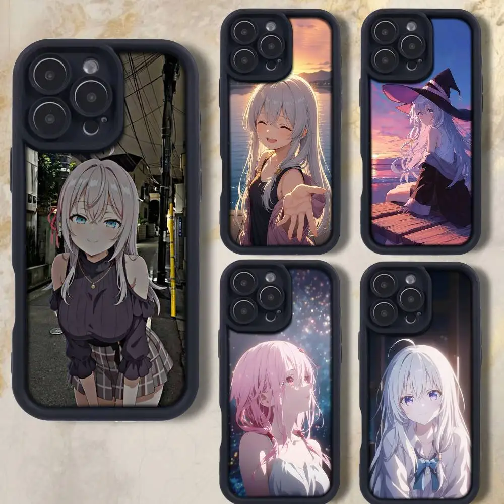 

Elaina C-Comics Majo Phone Case For iPhone 17,16,15,14,13,12,Pro,Max,Plus,E,SE4,Air, emery Black Full Coverage TPU