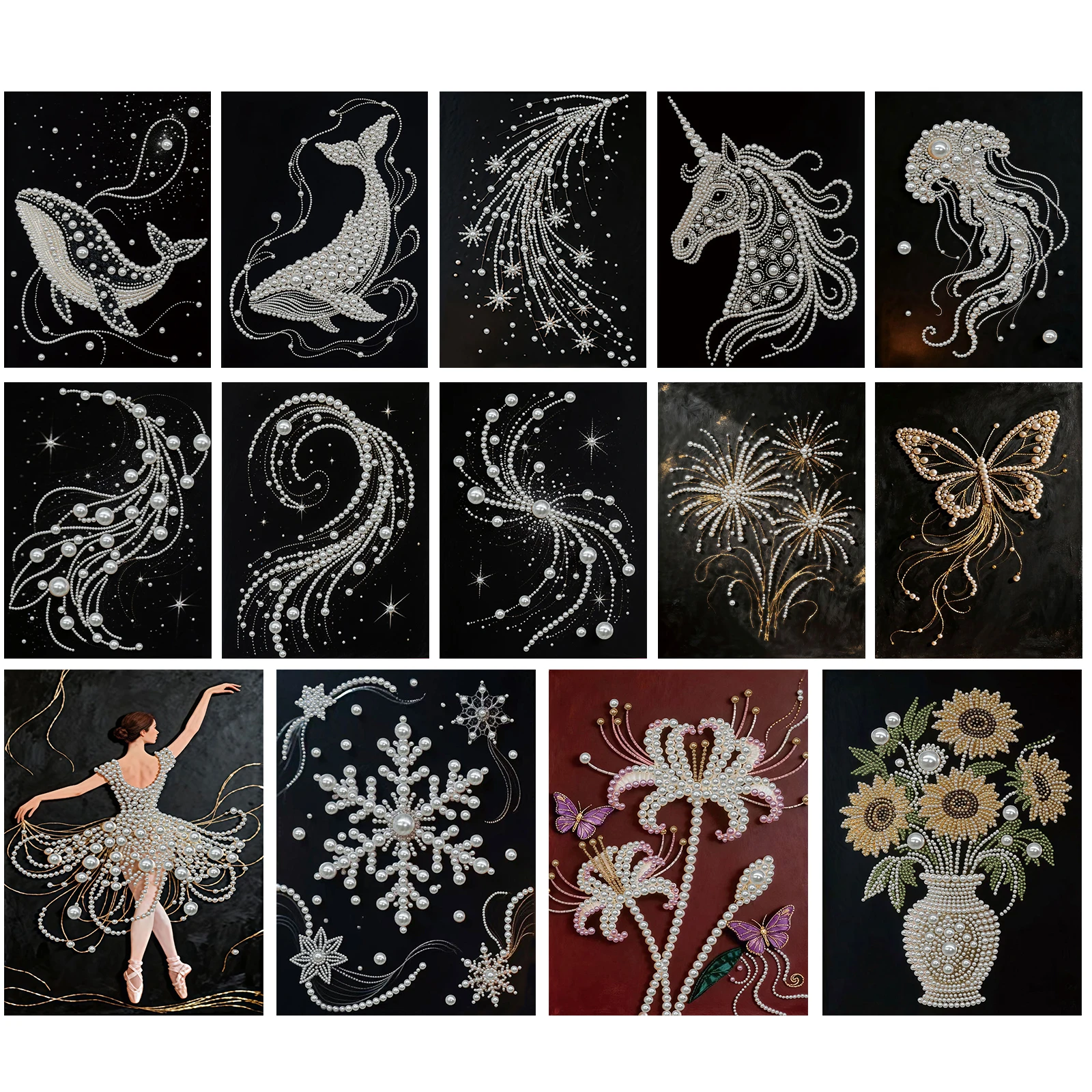 

DIY Pearl Art Painting for Adults/Beginners Gift Home Decor Pearl Gem Paintings Picture Arts Craft 30x40cm With Frame