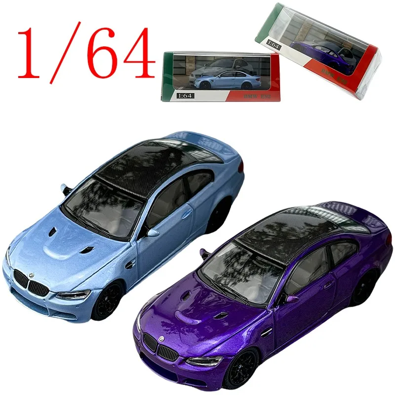 

FINE MODEL Diecast 1/64 BMW M3 E92 Alloy Model Cars Collectible Play Vehicles