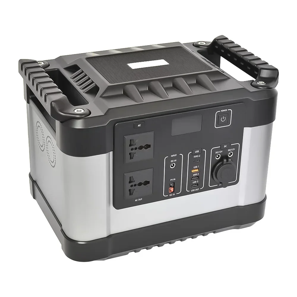 1000W Factory Manufacturer Emergency Portable Generator Mini Portable Power Station With 50W 100W 120W 200W Solar Panel