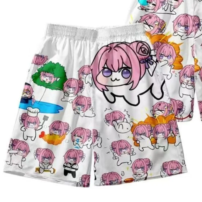 ثلاثية الأبعاد دوروثي بلايز و تيز JK Y2K تي شيرت الرجال النساء اليابان الوردي الشعر دوروثي دورو الطرفية طباعة تنوعا الصيف السراويل غير رسمية جديد