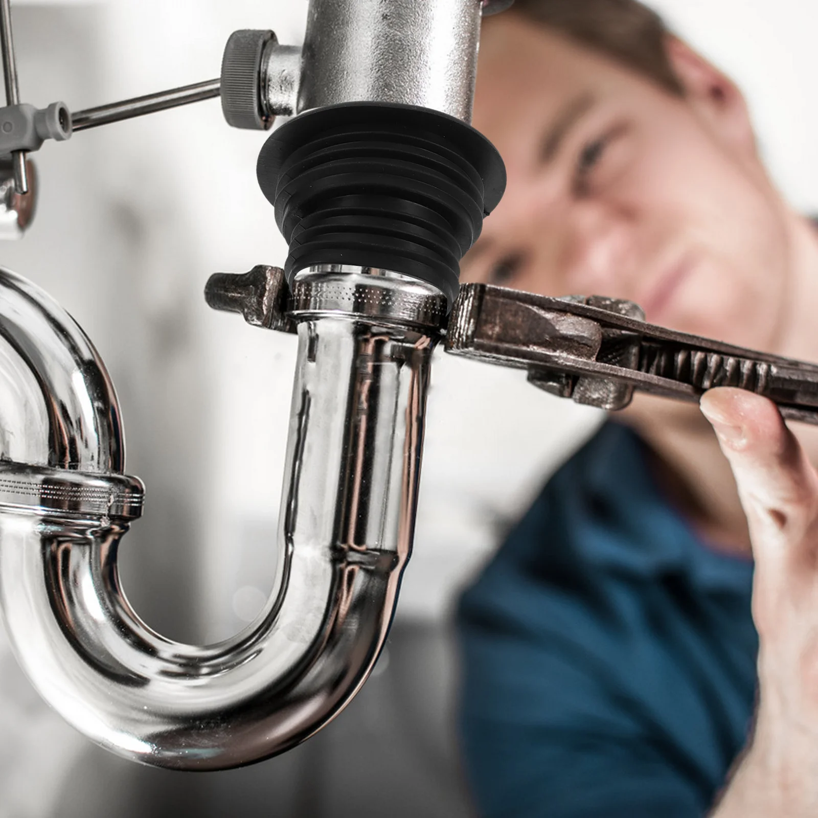 3 قطعة غسالة خرطوم الصرف حلقة مانعة للتسرب مكافحة ارتجاعي طوقا ل حوض الاستحمام بالوعة أنابيب الصرف الصحي تجاوز حماية قابس التصريف المياه