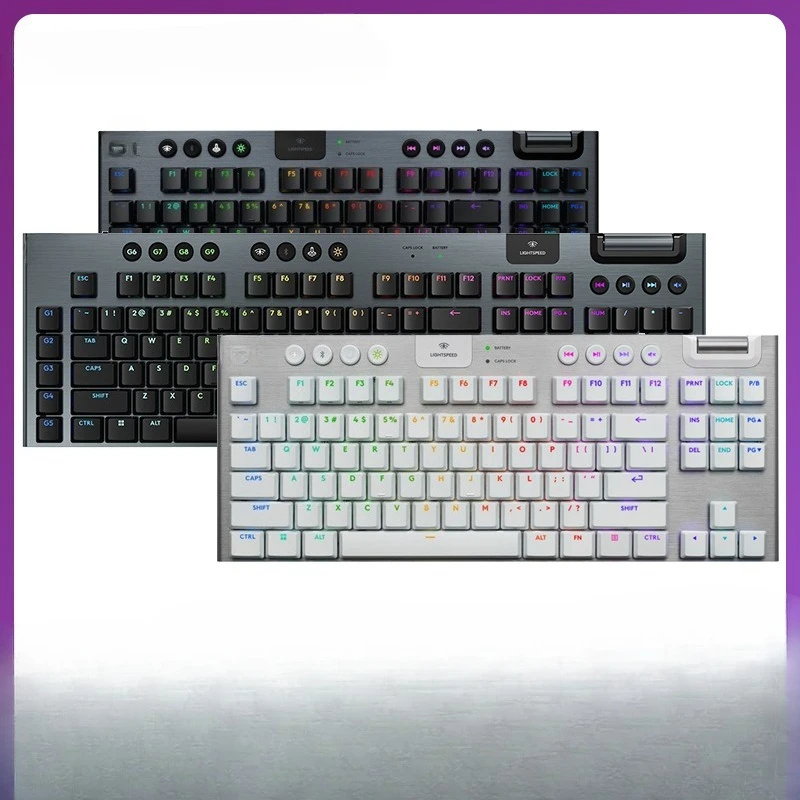 لوحة مفاتيح ميكانيكية لاسلكية رفيعة للغاية، أجهزة طرفية خاصة ذات عمود منخفض للألعاب الرياضية الإلكترونية #1
