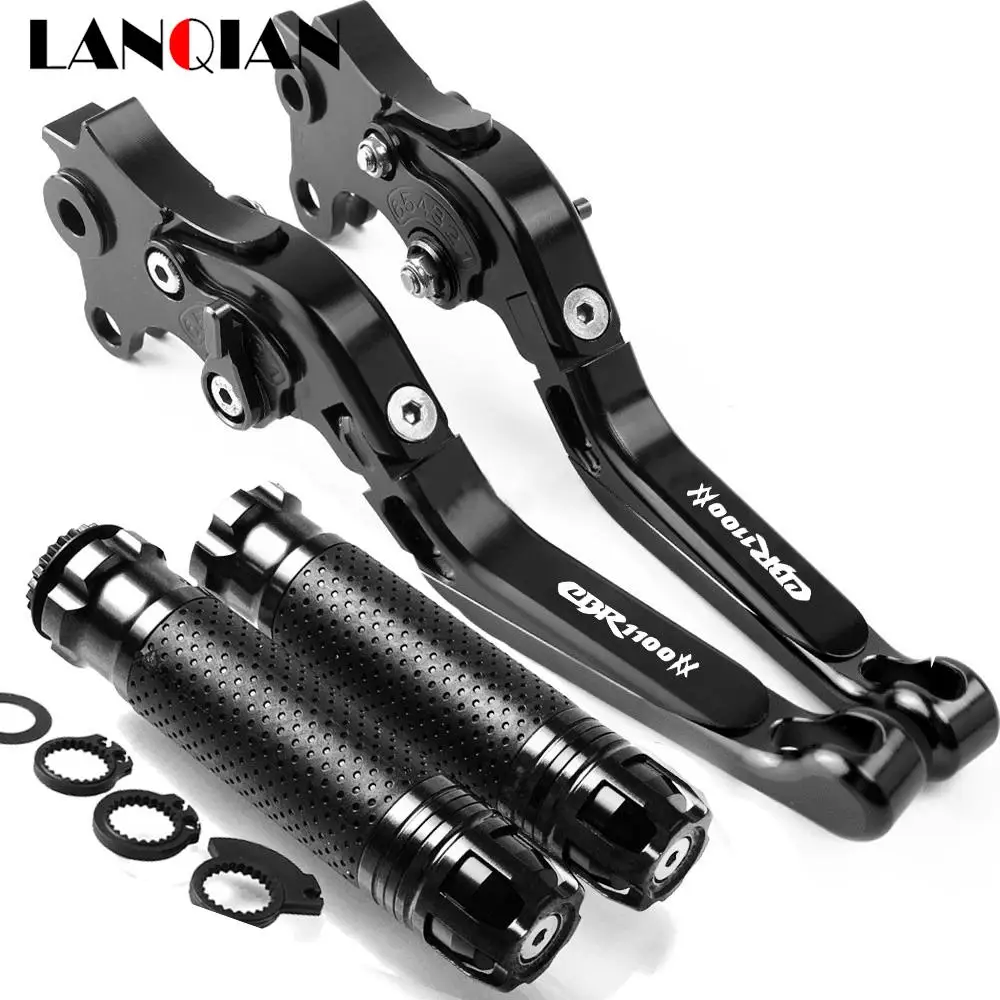 

FOR HONDA CBR1100XX V/XXW/XXX/XXY/XX-1 /XX-2/XX-3 1996-2004 Motorcycle Accessories CNC Brake Clutch Levers Handbar End Grips