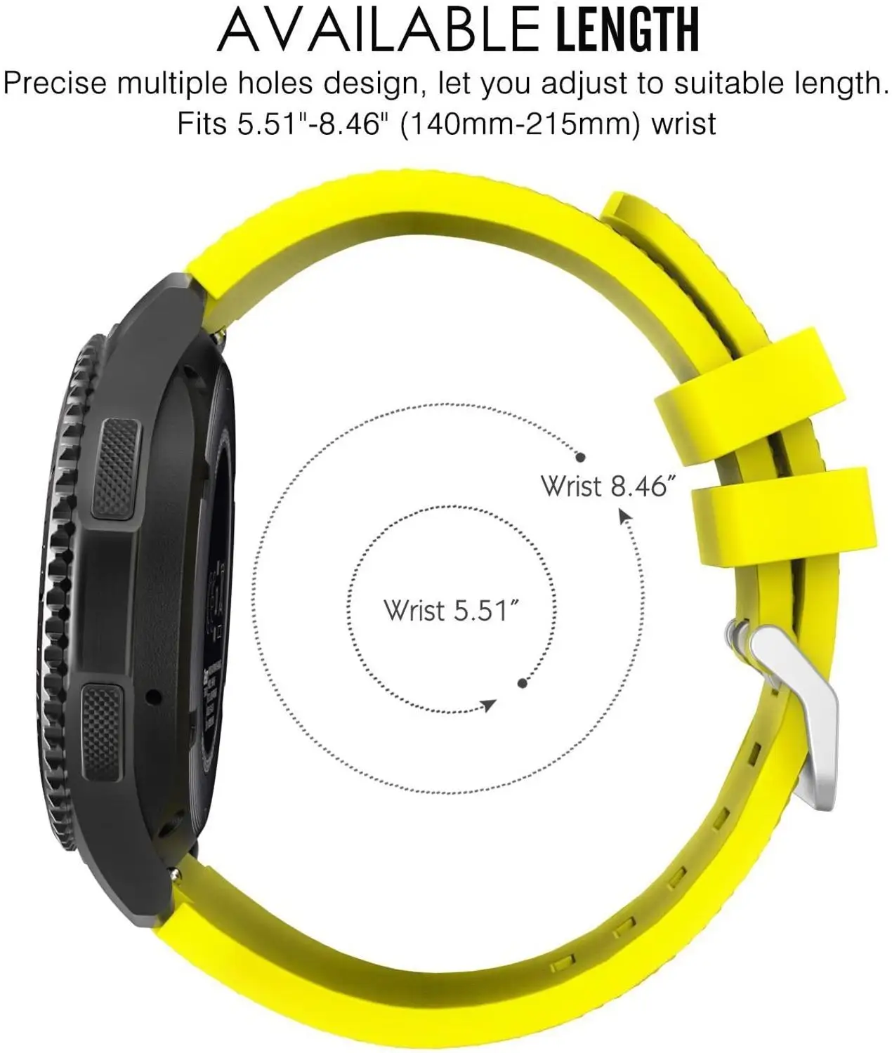 20mm 22mm Band for Samsung Galaxy Watch 6/5/pro/4/Classic/46mm/42mm/active 2 Gear s3 silicone bracelet Huawei GT/2/3 Pro strap