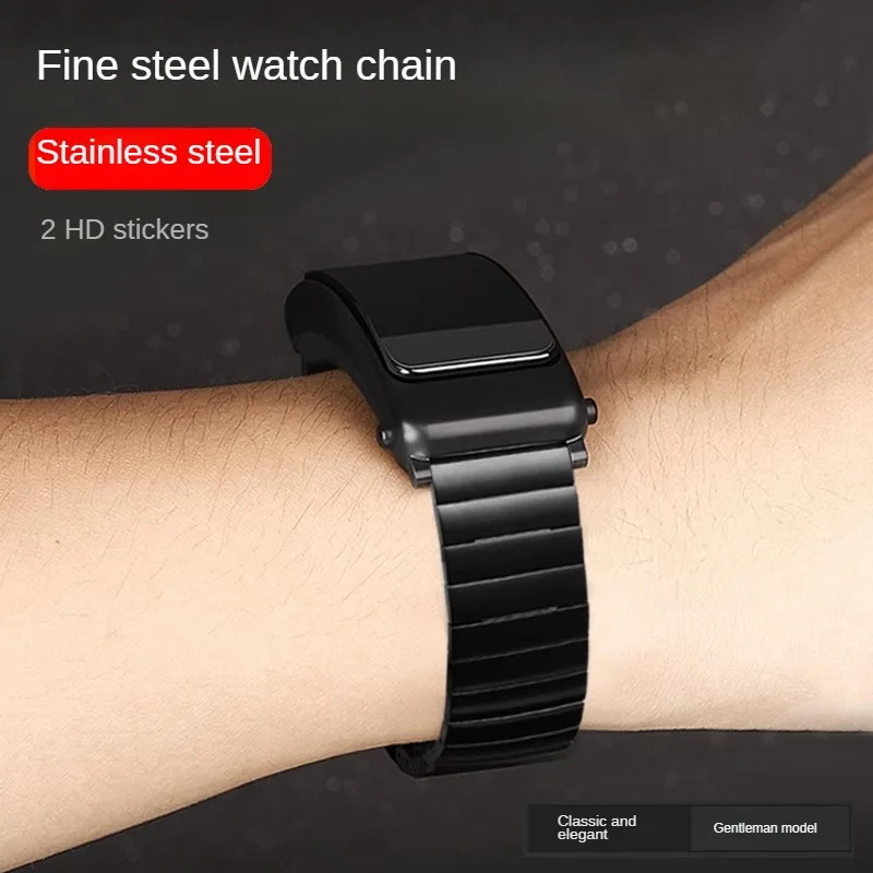 

Substitute B2/B3/B5/B6 Smart Bracelet Series Straight Interface Solid Precision Steel Watch Strap 15/16/18mm