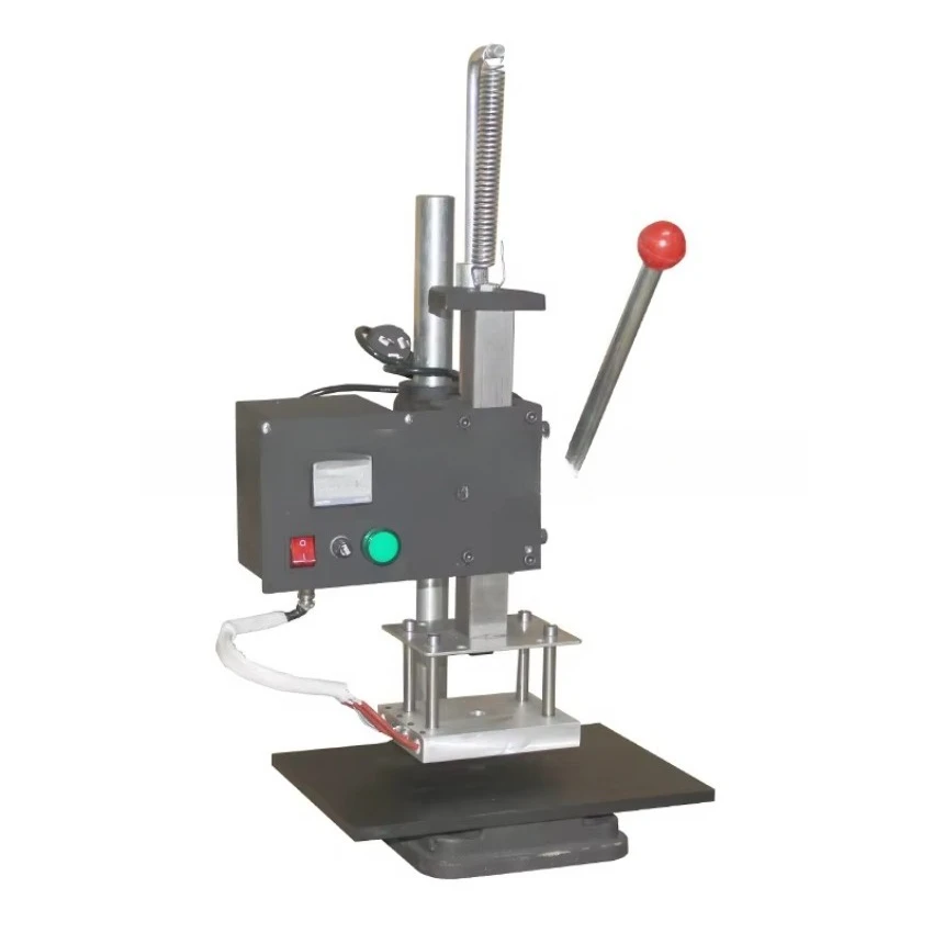 Manual Leather Stamping Machine 110V/220V Desktop Embosser for Leather Craft Production