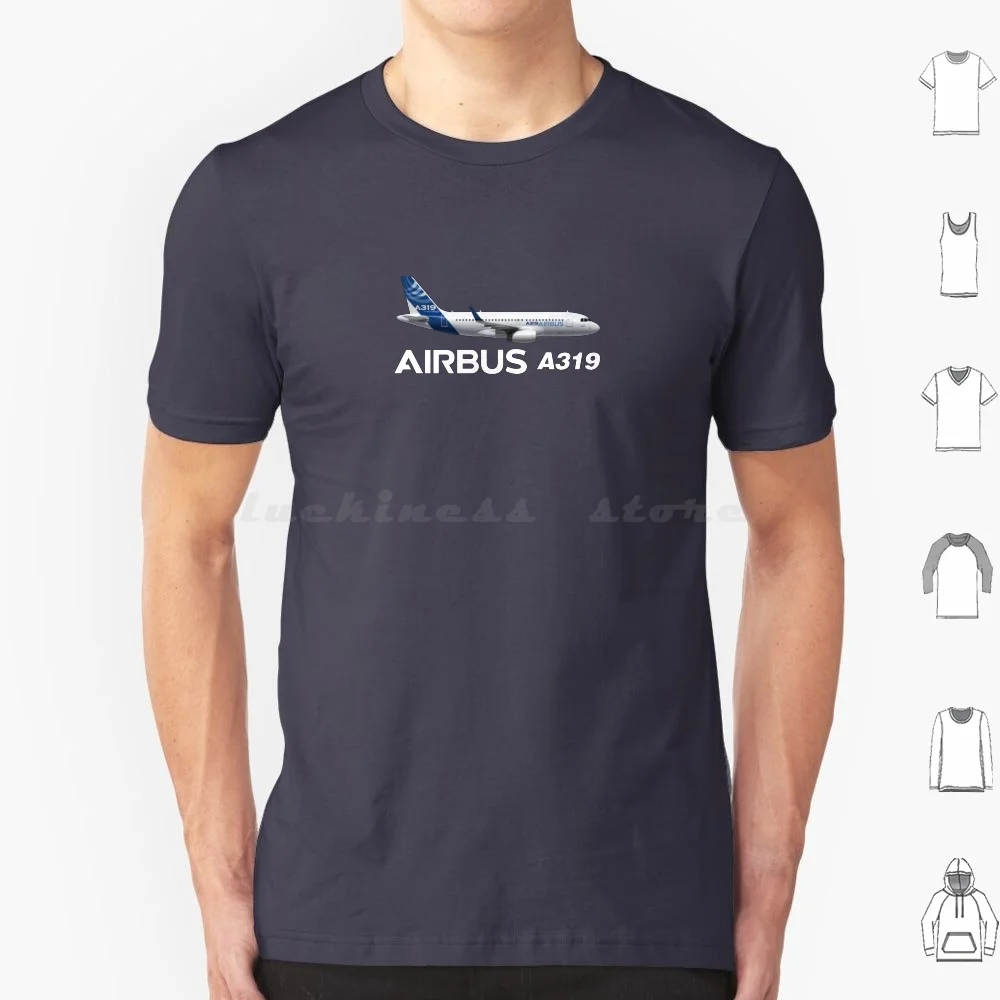 Airbus A319 T Shirt Men Women Kids 6Xl Airbus Aviation Jet Plane Pilot Captain Airways Boeing Aeroplane Autopilot