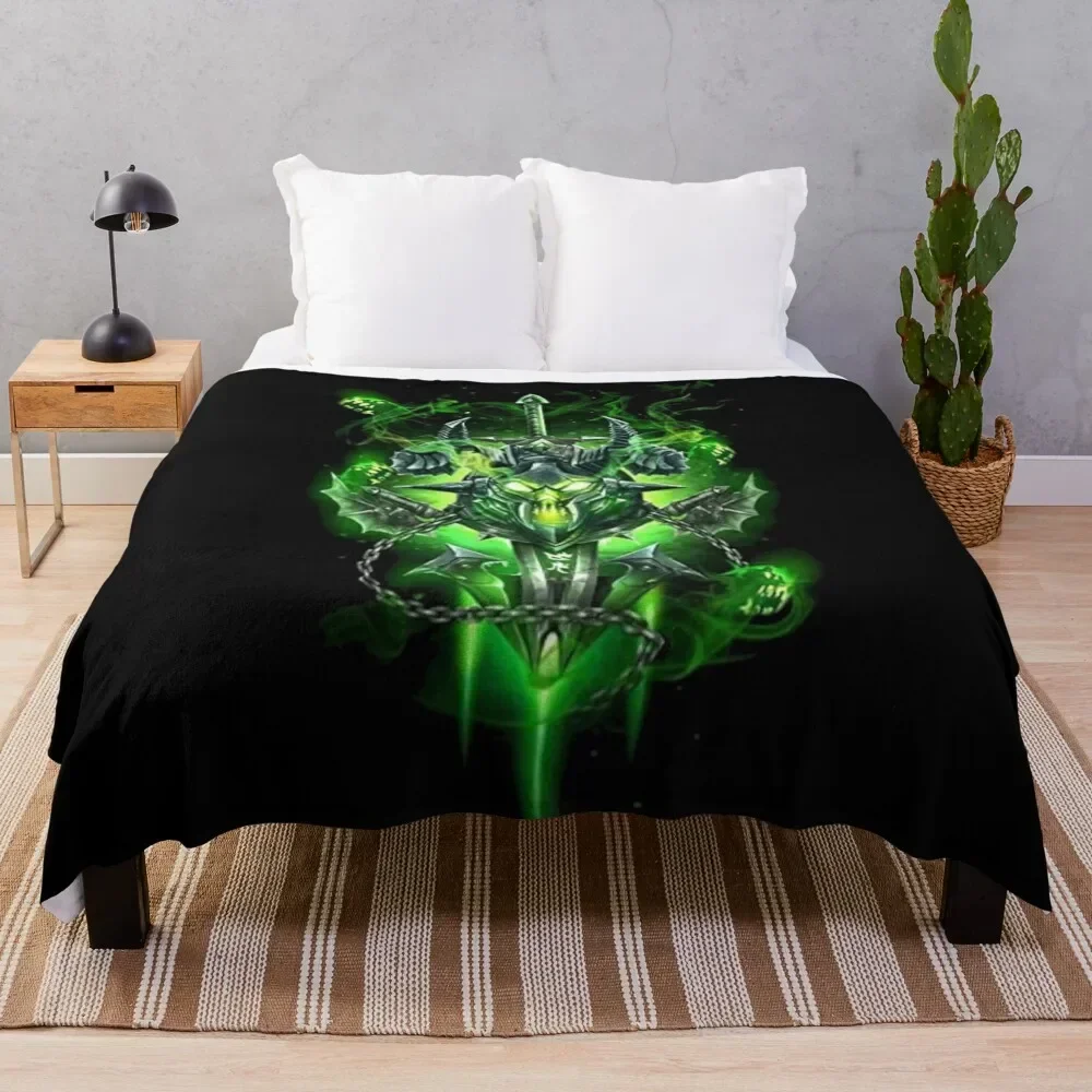 

Unholy Death Knight Design Throw Blanket Blankets Sofas Of Decoration Quilt Soft Blankets