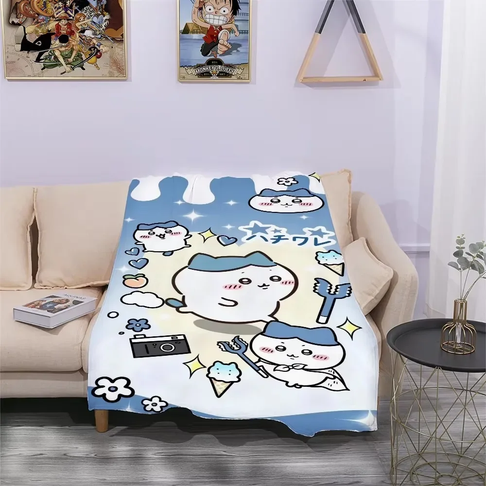 Chiikawa Children's Blanket Sofa Kissen Bed Plaid Stitch Octonauts King Size Shadow Hedgehog Coraline Hentai Plead Cover Mikko