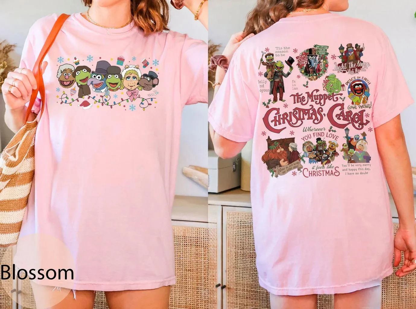 الرجعية 2-الجانب الدمى المتحركة عيد الميلاد كارول البلوز جونزو و ريزو ملكة جمال بيجي البخيل كيرميت فوزي الدب