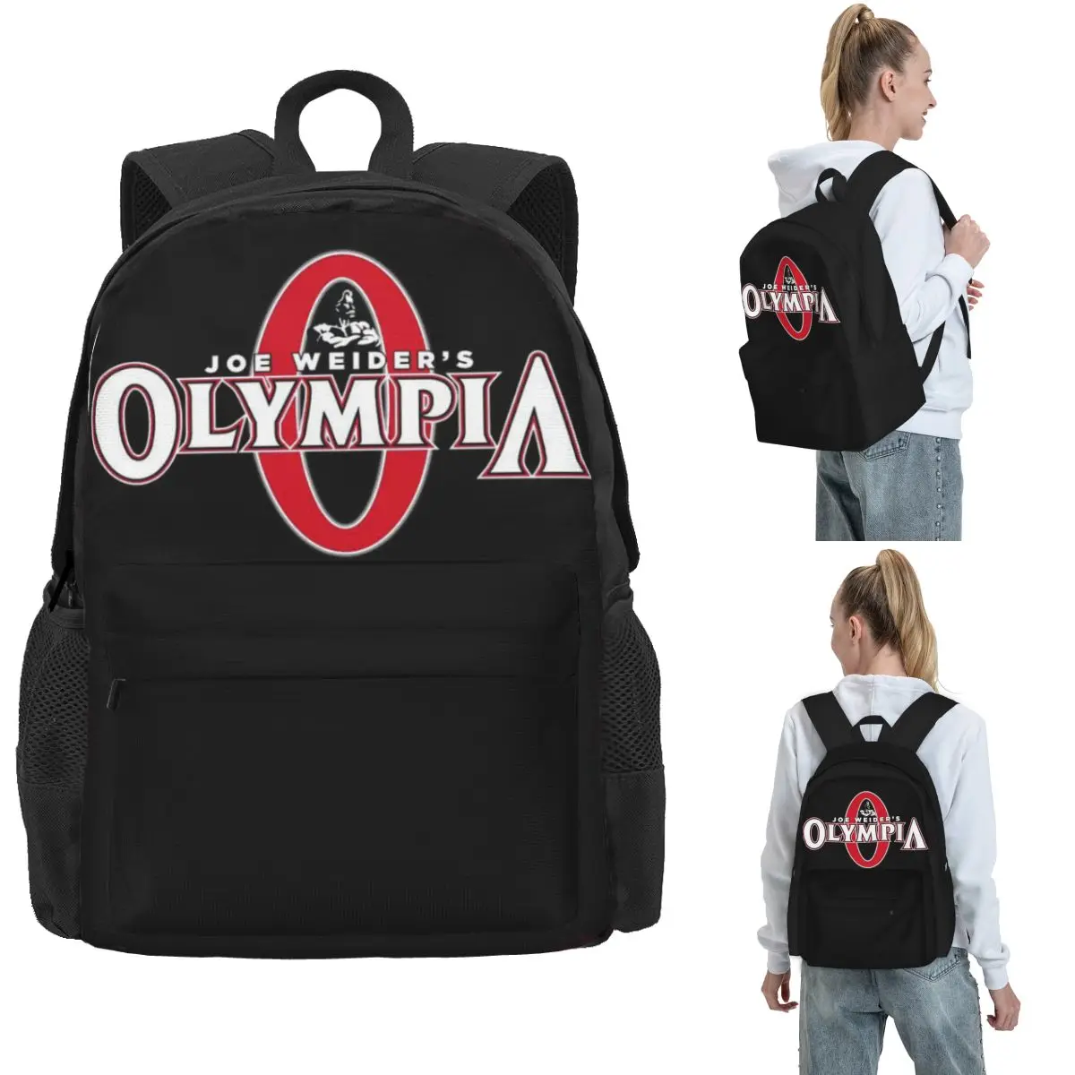 Future Mr OLYMPIA Motivasi Ransel Anak Laki-laki Perempuan Tas Buku Kapasitas Besar Tas Sekolah Anak Tas Bahu Ransel Travel