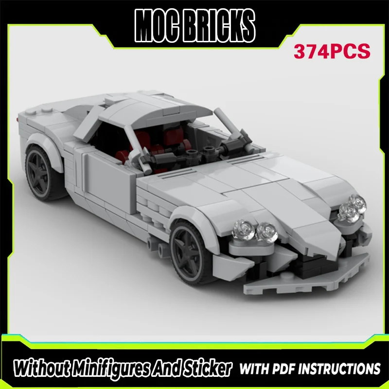 

Speed Racing Car Model MOC Building Bricks SLR Top Tier Sports Car Modular Technology Gifts Holiday Assemble Children Toys Suit