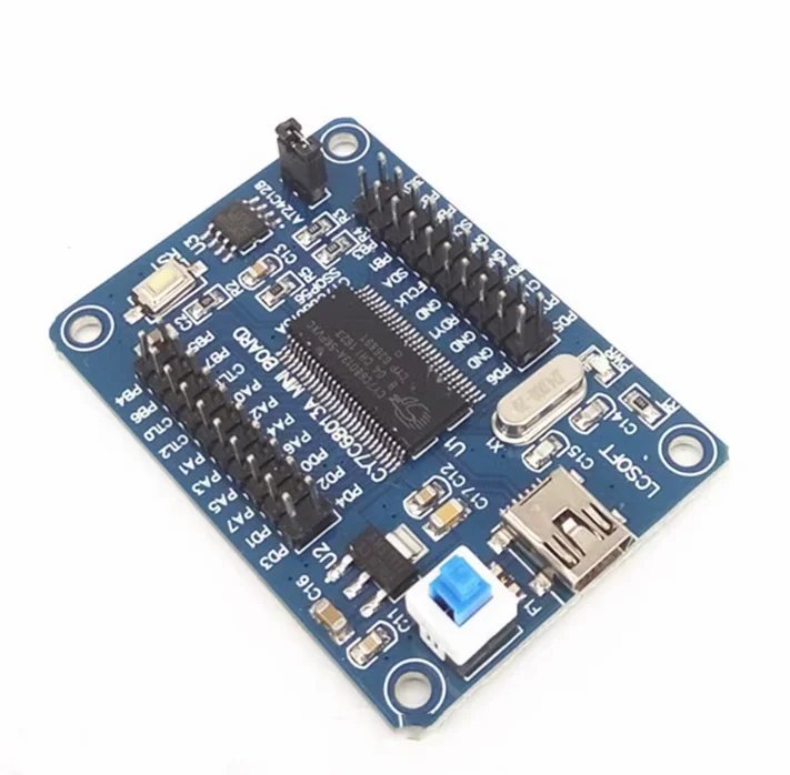 1 قطعة EZ-USB FX2LP CY7C68013A USB الأساسية مجلس التنمية USB المنطق محلل I2C المسلسل و SPI جودة عالية في المخزون