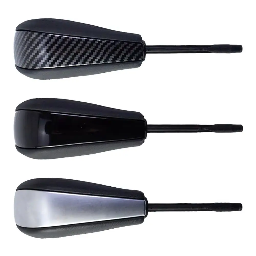 For BMW E39 E46 E53 E60 E61 E63 E64 E83 E81 E82 E87 E90 E91 E92 E93 Gear Shift Knob leather Shifter Sticke New Product Auto Part