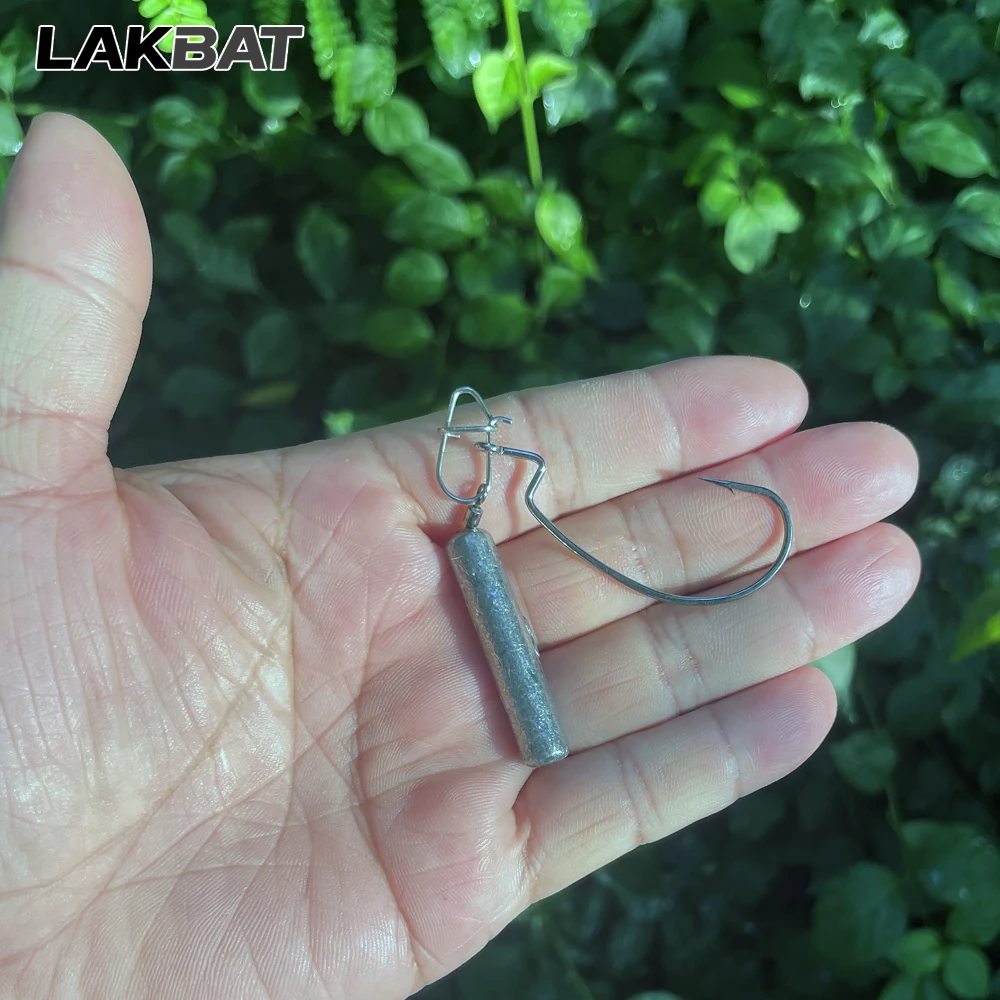 LAKBAT Angelgewichte 20 Stück 3,5g 5g 7g 10g 14g 20g Tube Bullet Quick Rod Jig Head Casting Metall Angelzubehör Pesca Plumb Anhänger – Detail 8