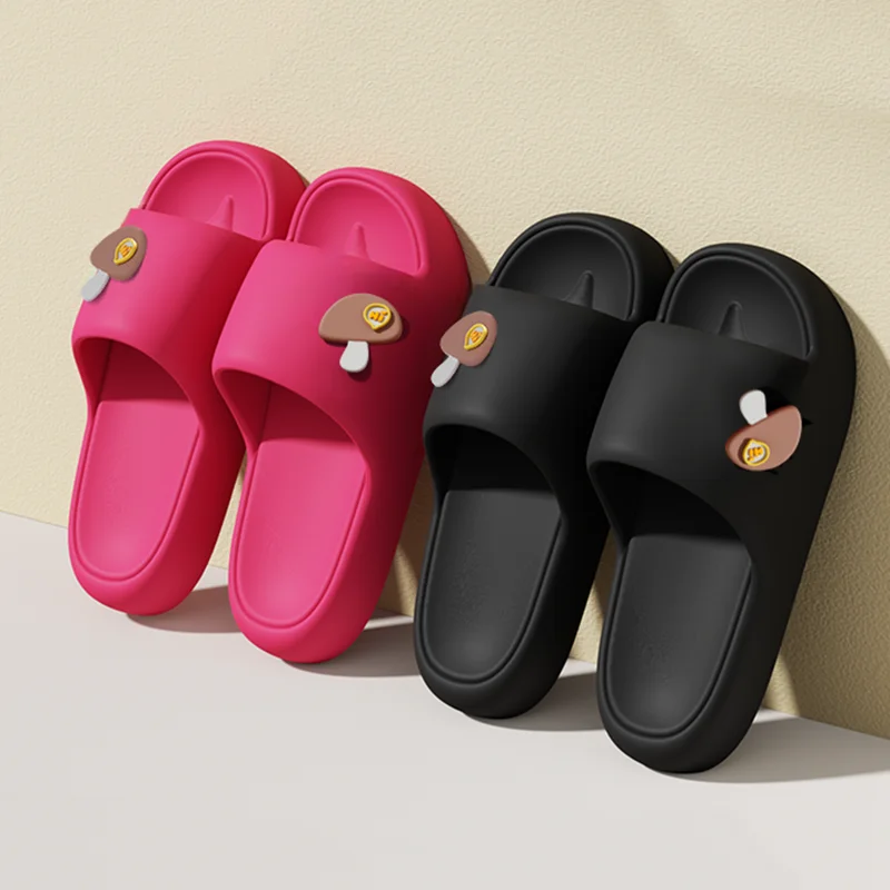 

Lightweight Soft Sole Couple Home Slippers Women Summer Comfortable Eva Platform Slides Woman Indoor Non Slip Bathroom Flip Flop