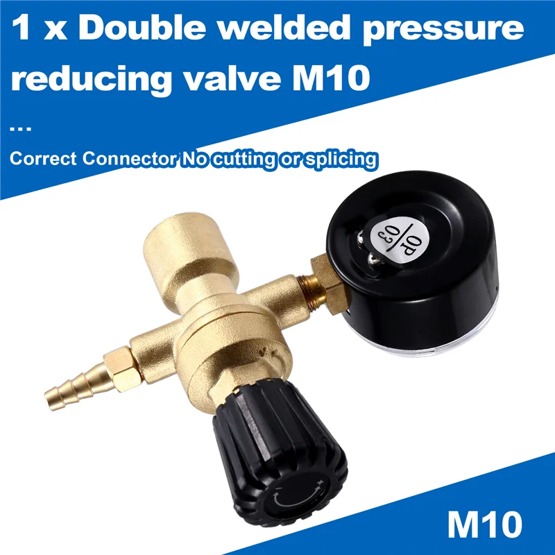 LICE-Mini Argon Carbon Dioxide Pressure Reducer Pressure Gauge Instrument 36V 220V Two Welding Pressure Reducing Valve M10 * 1