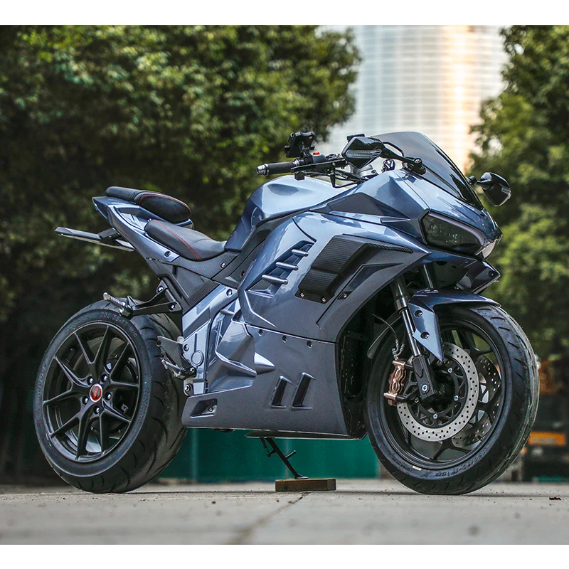 SXLLElectric Sportbike for Adults Racing 140km/h Swing Arm with Motorcycle Lighting Systems Good Motorcycle Frame & Body Parts