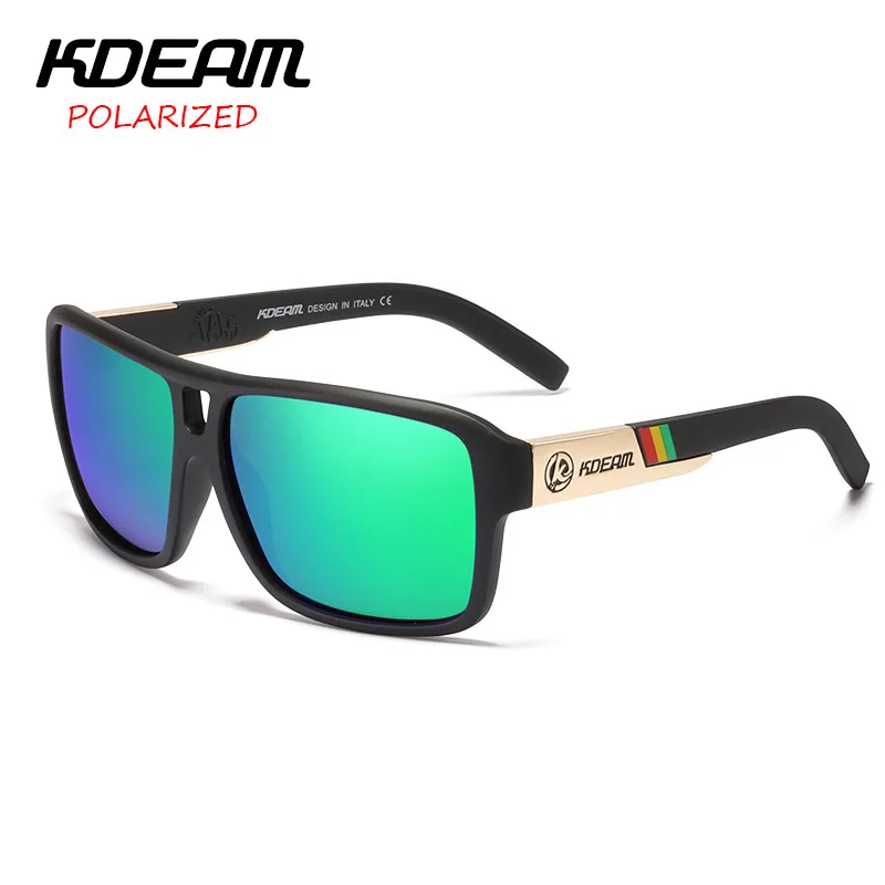 

KDEAM Polarized Sunglasses for Men Square Casual Outdoor Sport Sun Glasses Unisex Sunglass for Couple Popular Goggles Male KD520