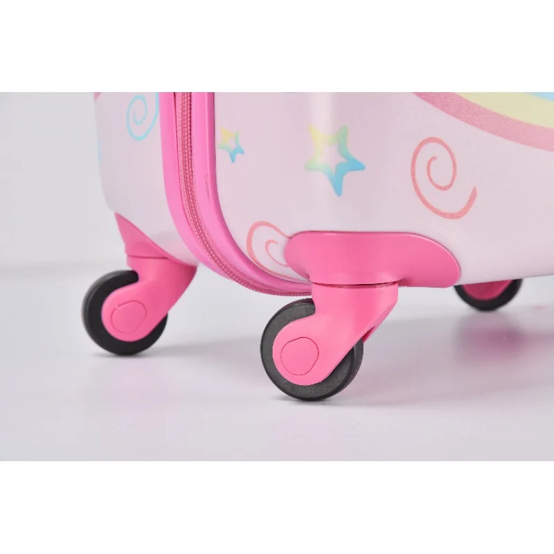Maleta para niños de 3 a 12 años, juego de maletas con ruedas universales de 13 pulgadas, trolley18-inch para niñas pequeñas