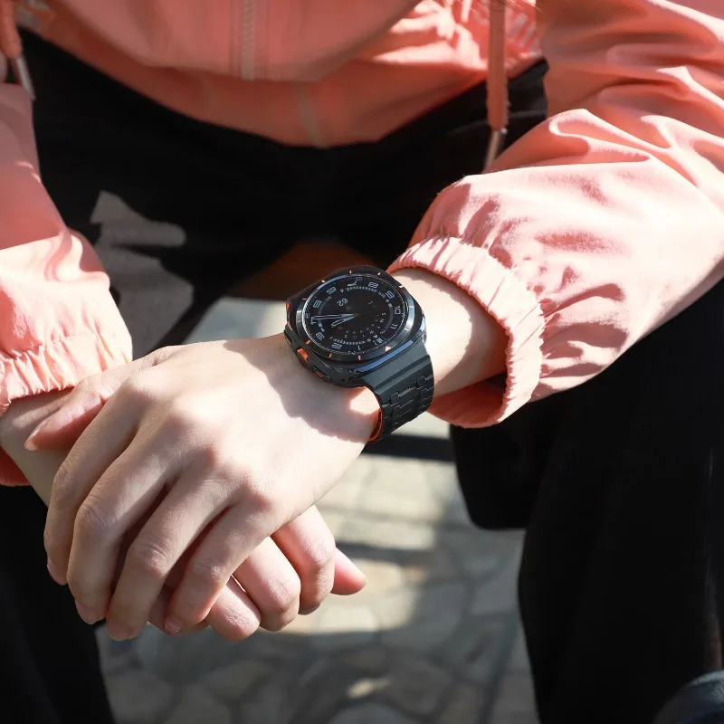 No Gaps Silicone Strap For Samsung Galaxy Watch Ultra 47mm Magnetic Replacement wristband Galaxy Watch Ultra Accessories correa