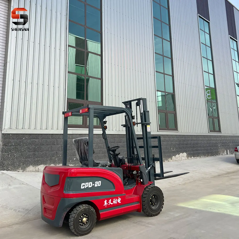 Warehouse use flexible and convenient multi-functional new energy electric forklift to facilitate warehouse cargo turnover forkl